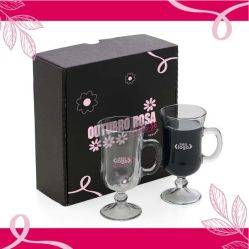 Jogo De Canecas Para Café - 2 Pçs - 240Ml