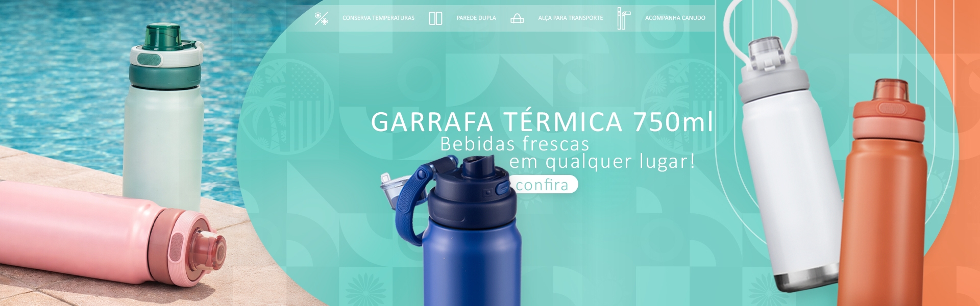 garrafa térmica 750 personalizada